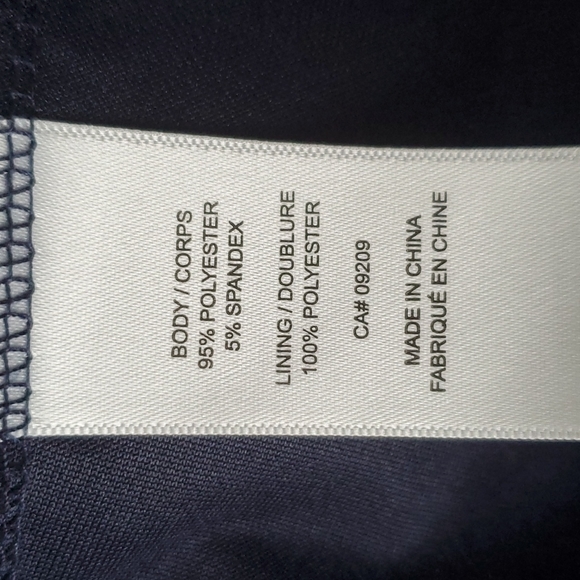 Blue and green floral foil Cleo princess cut dress in size large - Picture 4 of 7